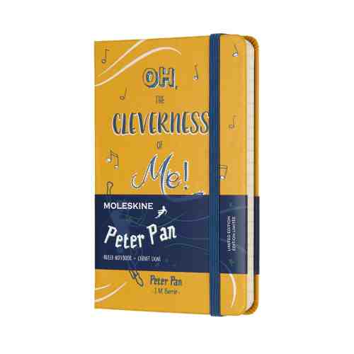 Carnet Moleskine - Peter Pan Limited Edition Peter Orange Yellow Pocket Ruled Notebook Hard | Moleskine