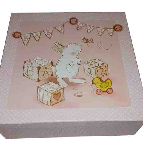 Cutie foarte mica pentru cadouri - Pink Rabbit | Meridian Import Company