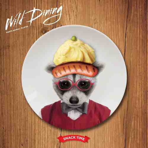 Farfurie - Wild Dining Raccoon | Just Mustard