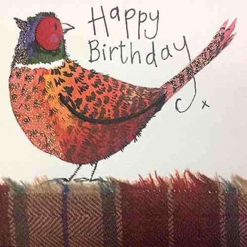 Felicitare - Pheasant Birthday |  Alex Clark