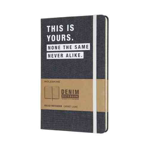 Jurnal Moleskine - Denim Limited Collection, This Is Yours, Ruled, Large | Moleskine