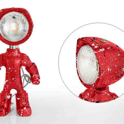 Lampa rosie - The Lampster Artsy Red | The Lampster