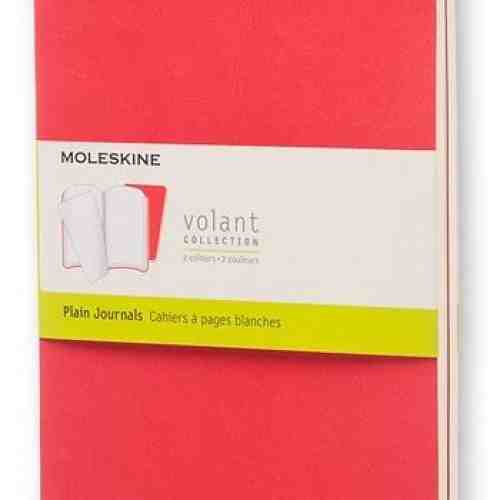 Moleskine Volant Journal Plain Large Geranium Red/Scarlet Red | Moleskine