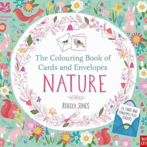 Nature - Colouring Book of Cards and Envelopes | Rebecca Jones