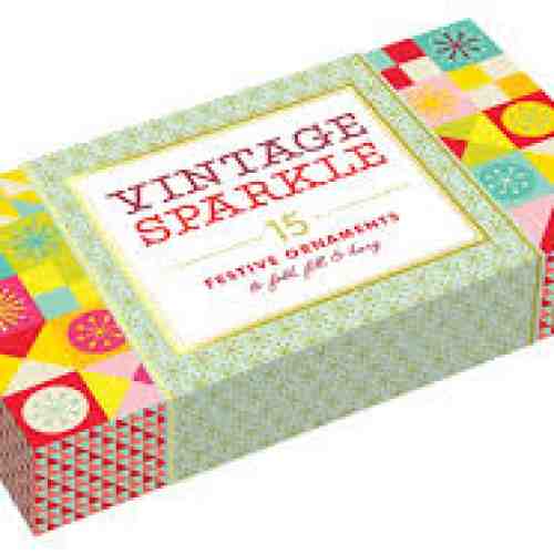 Ornamente - Vitage Sparkle 15 Festive Ornaments to Fold, Fill & Hang | Princeton Architectural Press
