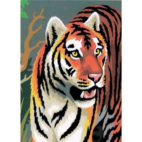 Picteaza dupa numere - Tigers | Royal & Langnickel