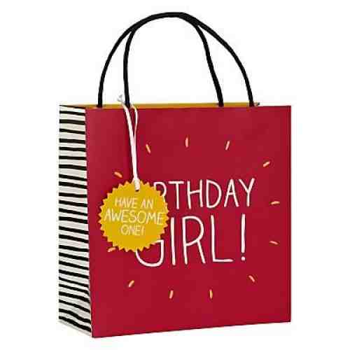 Punga cadou mica - Happy Birthday Girl | Wild & Wolf