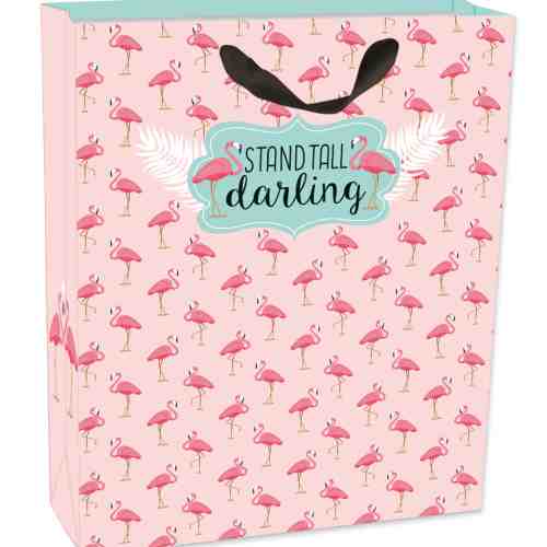 Punga medie pentru cadouri - Flamingo | Legami