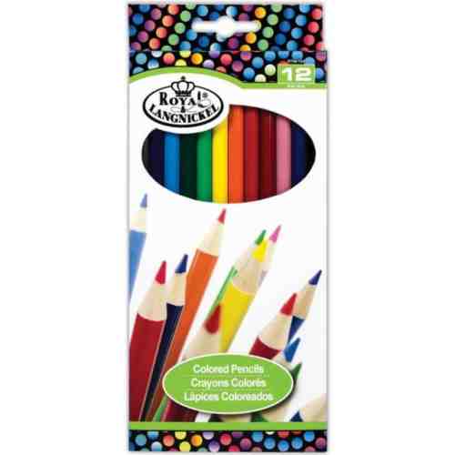 Set 12 creioane colorate - R&L | Royal & Langnickel