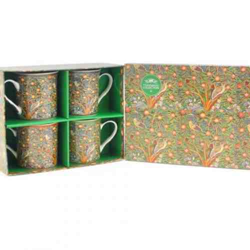 Set 4 cani - William Morris Woodpecker Tapestry | Lesser & Pavey