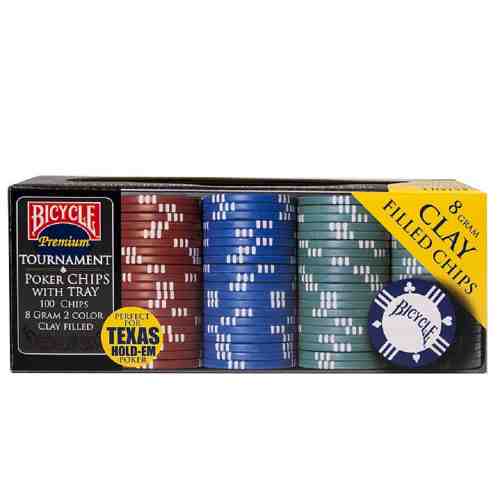 Set de poker premium pentru turneu - Bicycle | Magic Hub