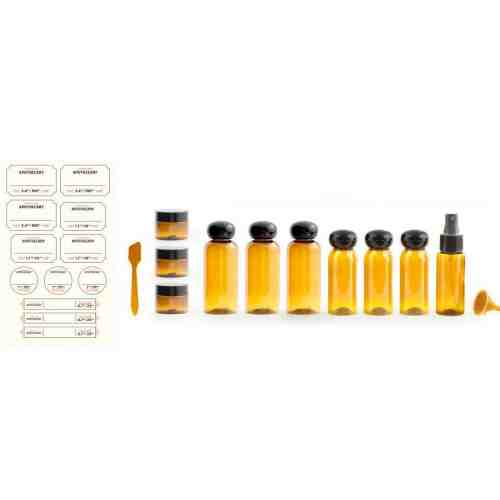 Set sticlute pentru cosmetice - Apothacary Travel | Kikkerland