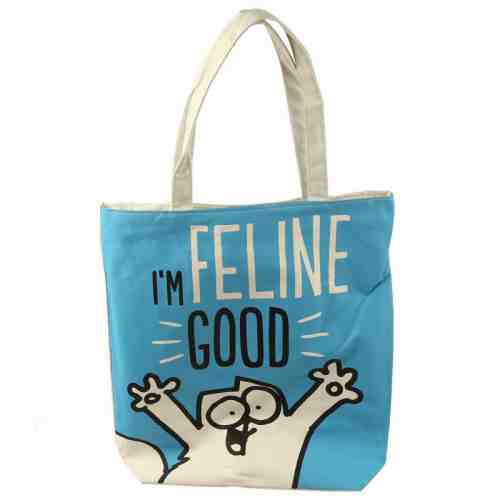 Tote Bag - Simon's Cat I'm Feline Good | Puckator