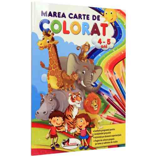 Marea carte de colorat 4-5 ani |