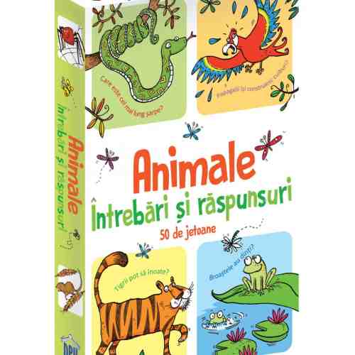 Animale. Intrebari si raspunsuri – 50 de jetoane |