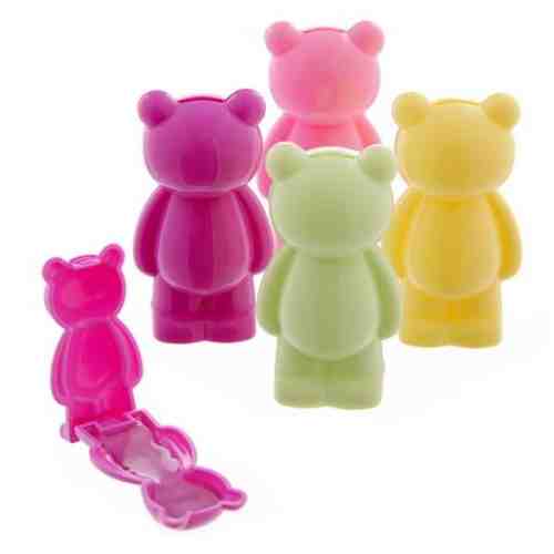 Balsam de buze - Colourful Teddy Bear - mai multe modele | Puckator