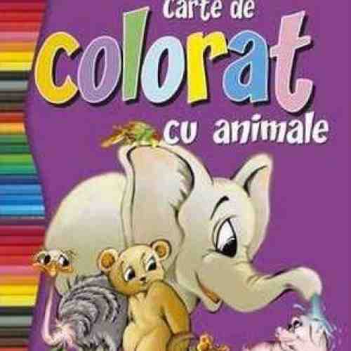 Carte de colorat cu animale |
