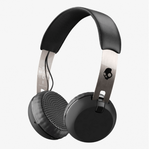 Casti Skullcandy Grind On Ear Wireless - Black / Chrome | Skullcandy