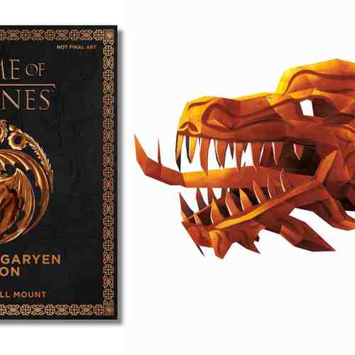 Game of Thrones Mask: The House Targaryen Dragon | Steve Wintercroft