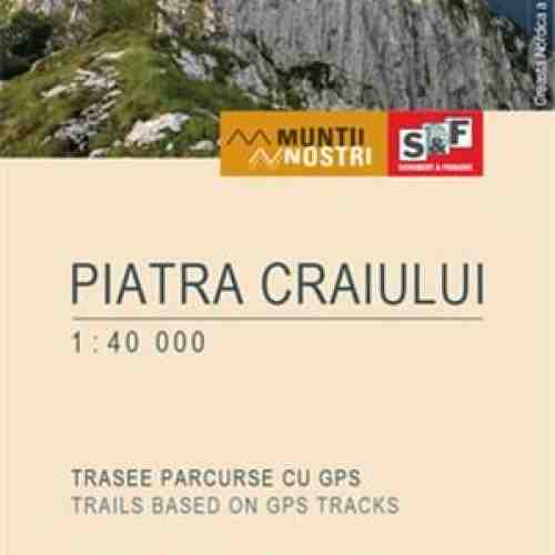 Harta de drumetie- Muntii Piatra Craiului |
