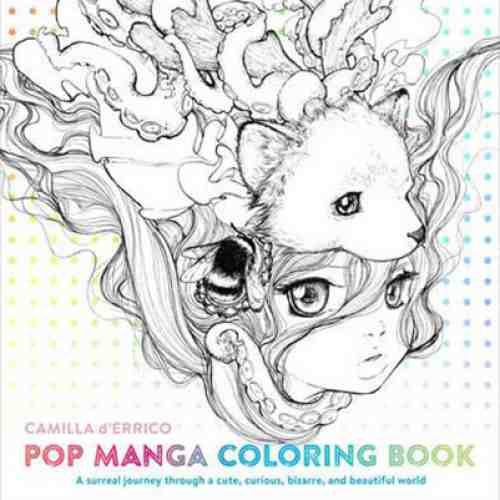 Pop Manga Coloring Book | Camilla D'Errico