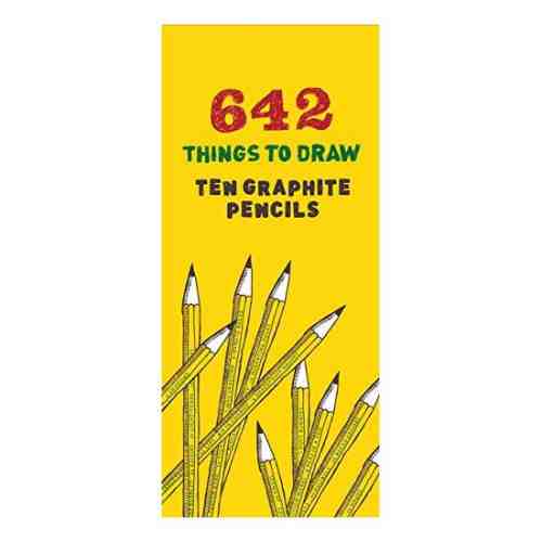 10 creioane graphite / colectia 642 Things to Draw | Galison