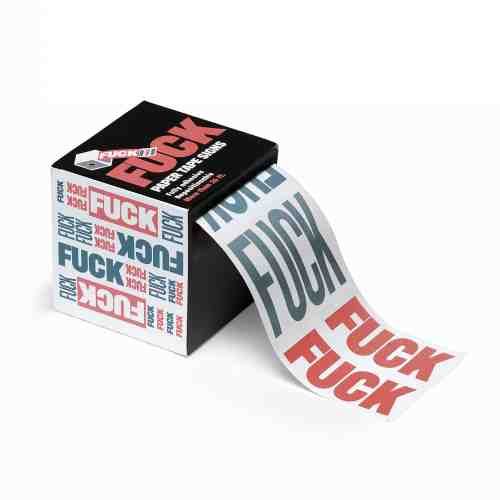 Banda adeziva - Knock Knock F*ck Sticky Roll Sign | Knock Knock