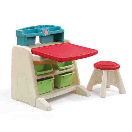 Birou de arta pentru copii Flip Doodlle Easel Desk