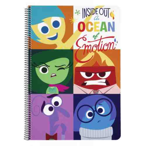 Caiet A4 spiralat - Inside Out | Jad Flamande