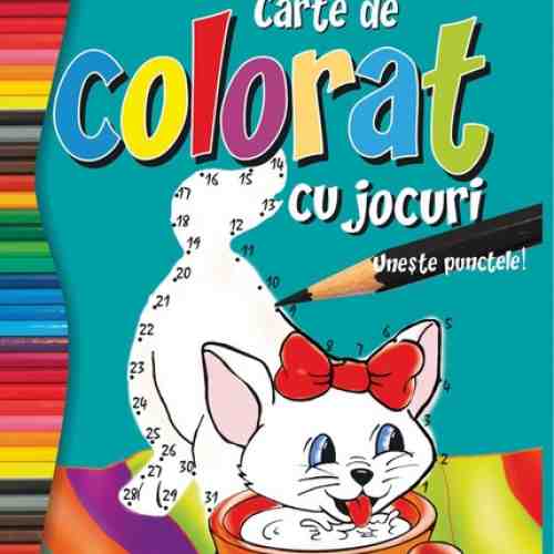 Carte de colorat cu jocuri |