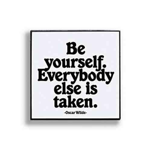 Insigna - Be yourself | Quotable Cards