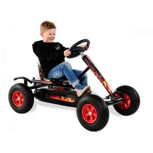 Kart cu pedale Dino Cars Junior BF1 Hot Rod