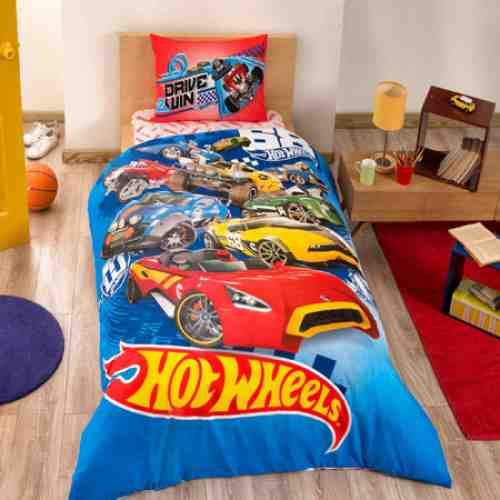 Lenjerie de pat Tac Disney Hot Wheels