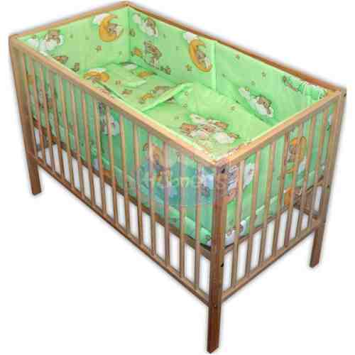 Lenjerie patut Ursulet Somn Usor 5 piese verde