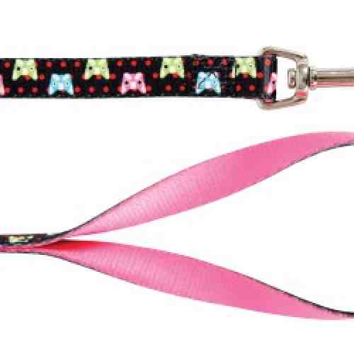 Lesa pentru caini Candy Neagra 1.20m