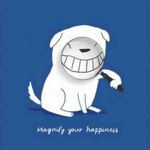 Magnify Your Happiness Greeting Card | OHH Deer