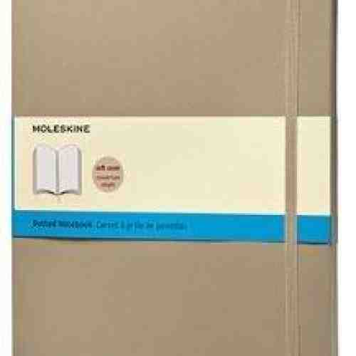 Moleskine Soft Extra Large Khaki Beige Dotted Notebook | Moleskine