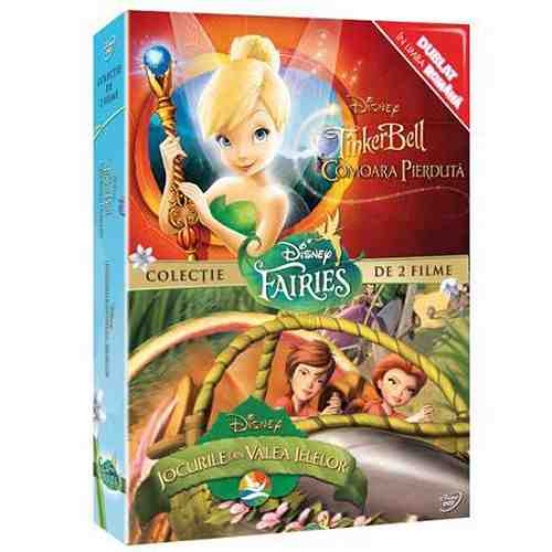 Pachet 2 DVD: Jocurile din Valea ielelor + Clopotica: Comoara pierduta | Bradley Raymond, Klay Hall