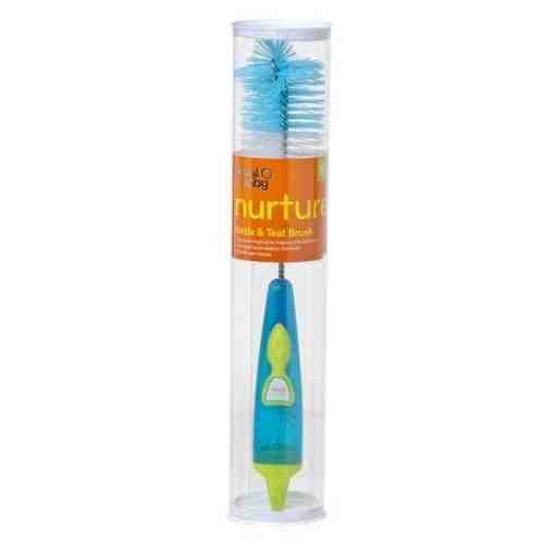 Perie pentru biberon si tetina Vital Baby Nurture culoare bleu