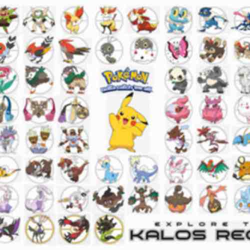Poster - Pokemon - Grand poster Kalos Region | GB Eye