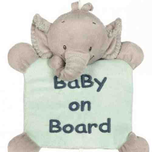 Semn de avertizare Baby on Board Elefantelul Jack