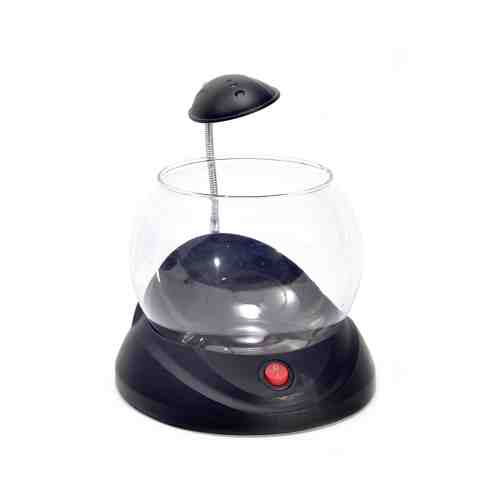 Set betta bol negru si lampa cu led Jeneca 2 L