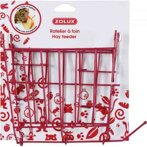 Suport metalic rosu pentru fan Zolux 170 x 75 x 175 mm