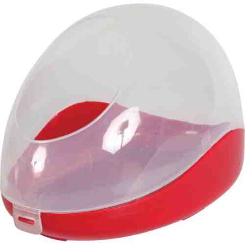 Toaleta rosie pentru chinchilla Zolux 18.5 x 28 x 19 cm