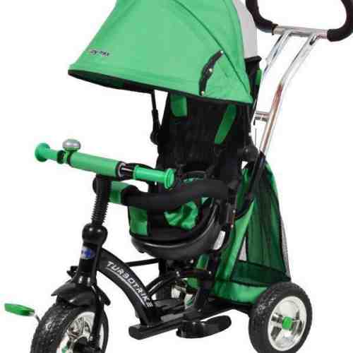 Tricicleta cu sezut reversibil Sunrise Turbo Trike Green