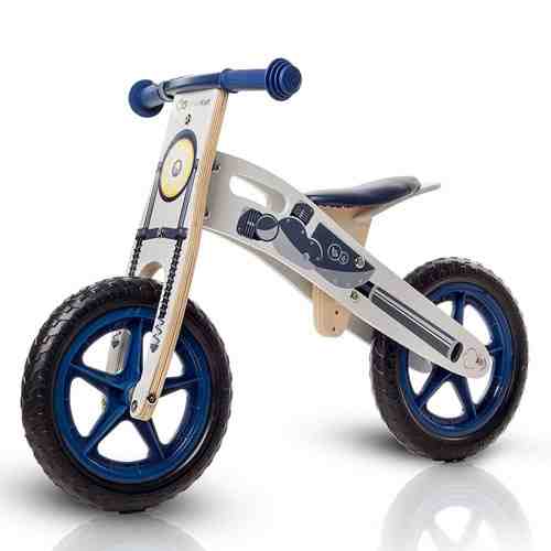 Bicicleta din lemn fara pedale Runner Moto Deluxe