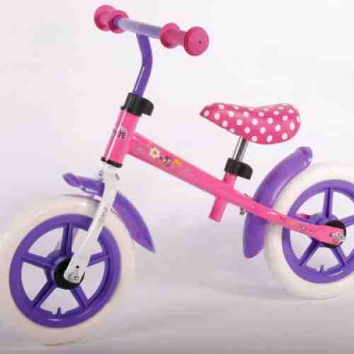 Bicicleta fara pedale pentru fete 12 inch Volare Minnie Mouse