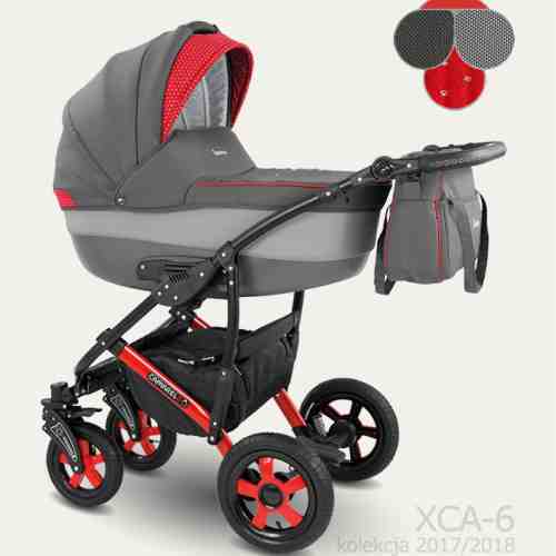 Carucior copii 2 in 1 Carera 2017 Camarelo color XCA-6