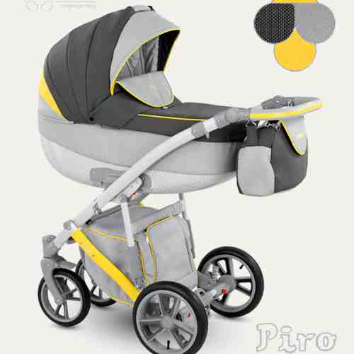 Carucior copii 3 in 1 Piro 2017 Camarelo color PR-2