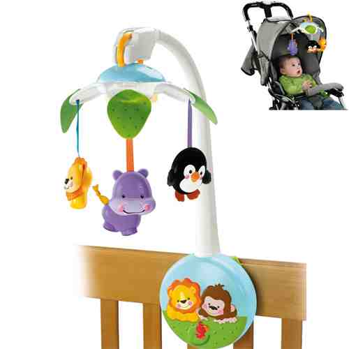 Carusel portabil 2 in 1 The Lion and His Friends